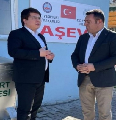 YEŞİLYURT KAYMAKAMIMIZ VE BELEDİYE BAŞKANIMIZ AŞEVİNİ ZİYARET ETTİ.