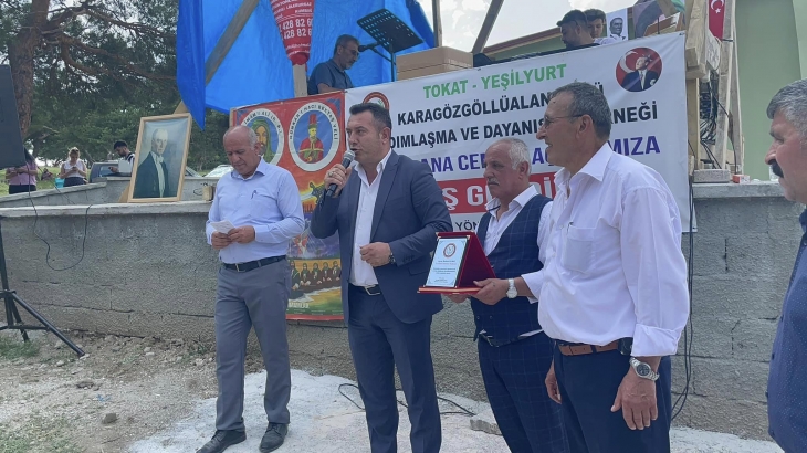 BAŞKANIMIZ MUHSİN YILMAZ KARAGÖZ GÖLLÜALAN KÖYÜ CEMEVİ AÇILIŞINA KATILDI