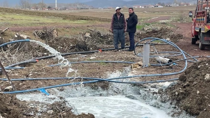 ÇIKRIK MAHALLEMİZ İÇME SUYU SONDAJ ÇALIŞMALARI  TAMAMLANDI